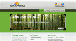 Desktop Screenshot of northrupprint.com